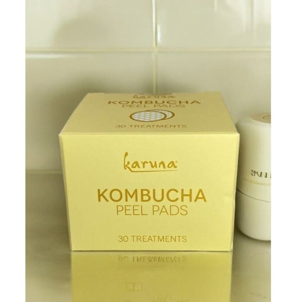 NIB Karuna Peel Pads Wipes Exfoliating Face Pads (30 count) Sealed